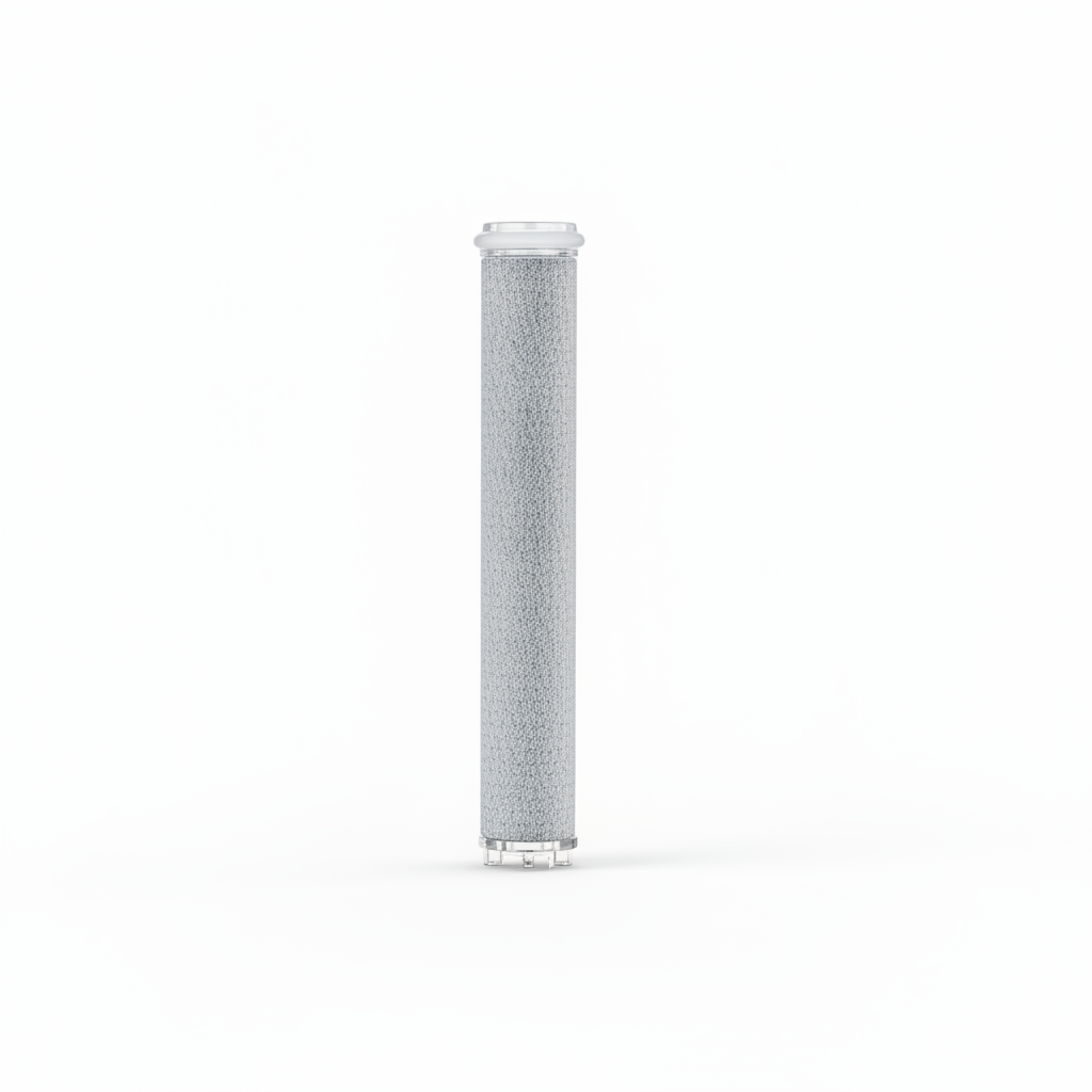 High-capacity ACF activated carbon fiber shower filter cartridge for deep chlorine and rust removal